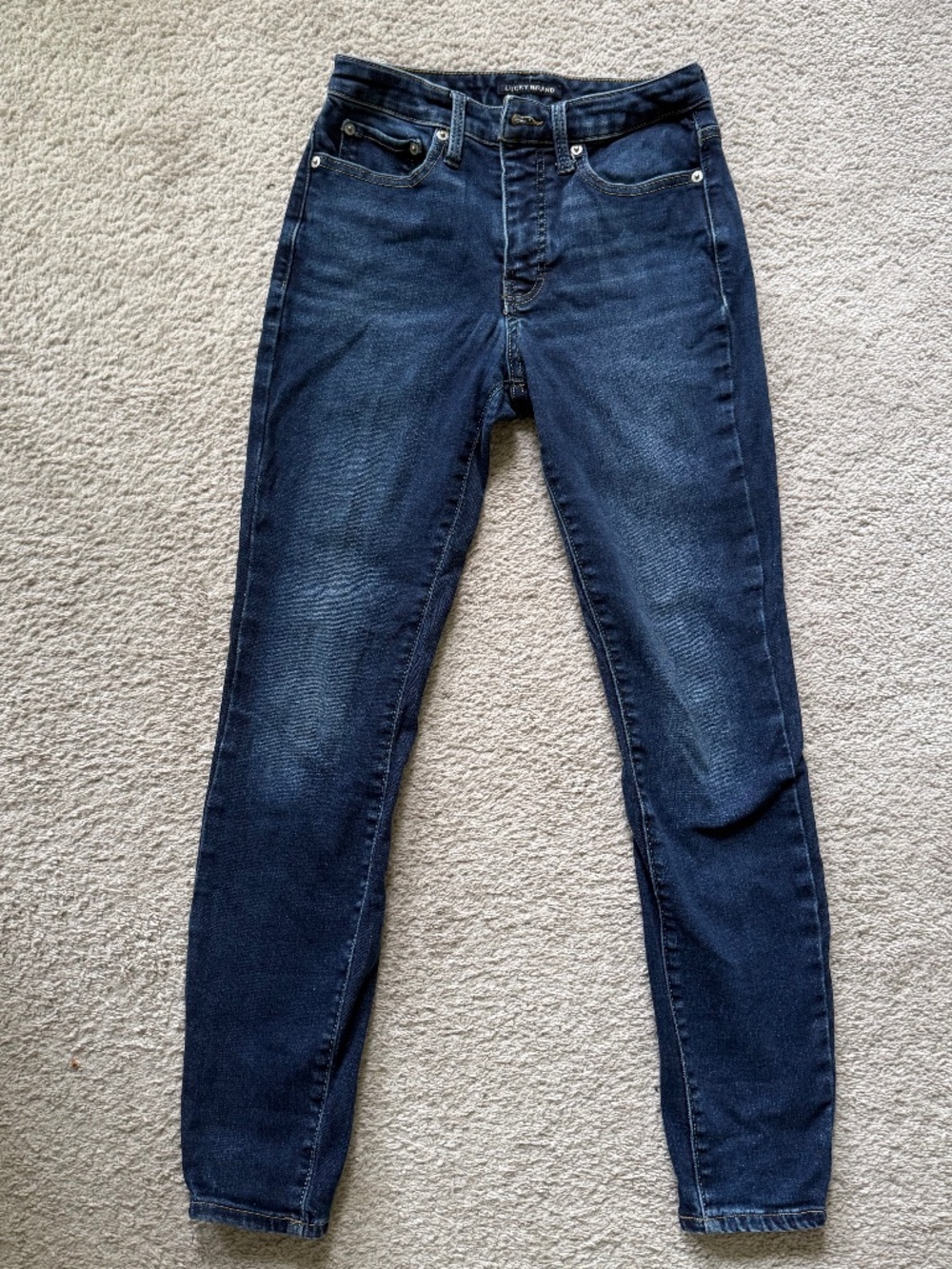 Lucky Brand Curvy High-Rise Skinny Jean